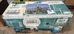 AS IS - SKYWALKER 15X9FT RECTANGE TRAMPOLINE IN BOX