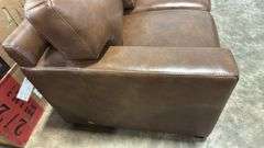 AS IS - BROWN SOFA