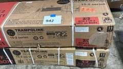 AS IS - 15FT ROUND TRAMPOLINE IN BOX