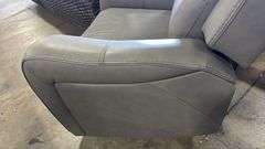 COOPER LEATHER POWER RECLINER - GREY