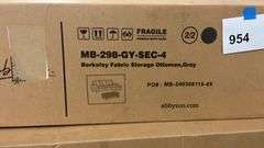 ABBYSON LIVING BERKELEY FABRIC REVERSIBLE SECTIONAL I NBOX - GREY