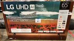 LG 65" UHD AI THINQ 4K SMART TV IN BOX (65UQ70)