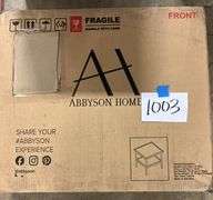 ABBYSON LIVING END TABLE IN BOX