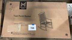 TEAK PORCH ROCKER IN BOX