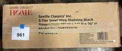 SEVILLE CLASSICS 5-TIER SHELVING RACK IN BOX