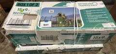 AS IS - SKYWALKER 15X9FT RECTANGLE TRAMPOLINE IN BOX