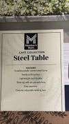 CAFE COLLECTION STEEL TABLE IN BOX