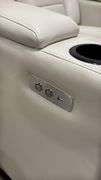 ABBYSON LIVING HOME THEATER POWER RECLINER - CREAM