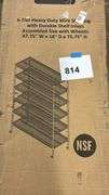 AS IS - (1) 6-TIER SHELVING RACK IN BOX