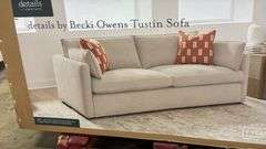 BECKI OWENS TUSTIN SOFA IN BOX - SAND