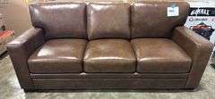 AS IS - BROWN SOFA