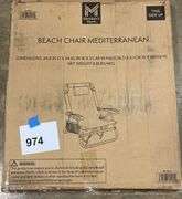 BEACH CHAIR IN BOX - MEDITERRANEAN