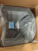ABBYSON LIVING FABRIC SWIVEL CHAIR IN BOX - CHARCOAL