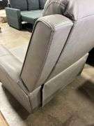 COOPER LEATHER POWER RECLINER - GREY