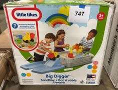 LITTLE TIKES BIG DIGGER SANDBOX IN BOX