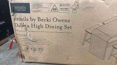 BECKI OWENS DAHLIA HIGH DINING SET IN BOX
