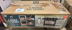 4-BURNER GAS GRIDDLE GRILL IN BOX