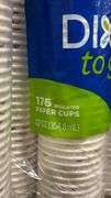 (5) PACKS OF DIXIE INSULATED CUPS (176 PER PACK)