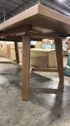 WOOD DINING TABLE W/ LEAF