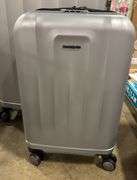SAMSONITE 2PC HARDSHELL ROLLING LUGGAGE SET - SILVER