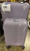 IFLY SMART 2PC HARDSHELL ROLLING LUGGAGE SET - PURPLE