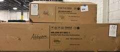 ABBYSON LIVING BERKELEY FABRIC REVERSIBLE SECTIONAL I NBOX - GREY