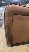 AS IS - COOPER LEATHER POWER RECLINING SOFA - BUTTERNUT