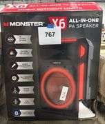 MONSTER X6 ALL-IN-ONE PA SPEAKER IN BOX