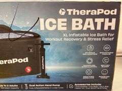THERAPOD XL INFLATABLE ICE BATH IN BOX - Earl's Auction Company