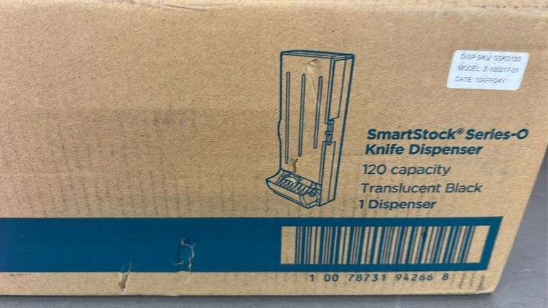 DIXIE SMARTSTOCK SERIES O KNIFE DISPENSER IN BOX - Earl's Auction Company