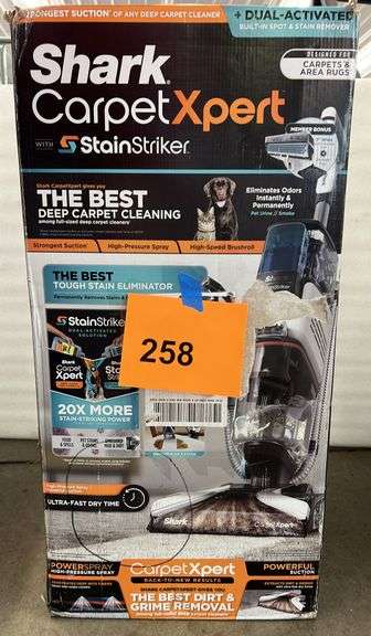 SHARK CARPETXPERT IN BOX Earl s Auction Company SHARK CARPETXPERT IN BOX Earl s Auction Company