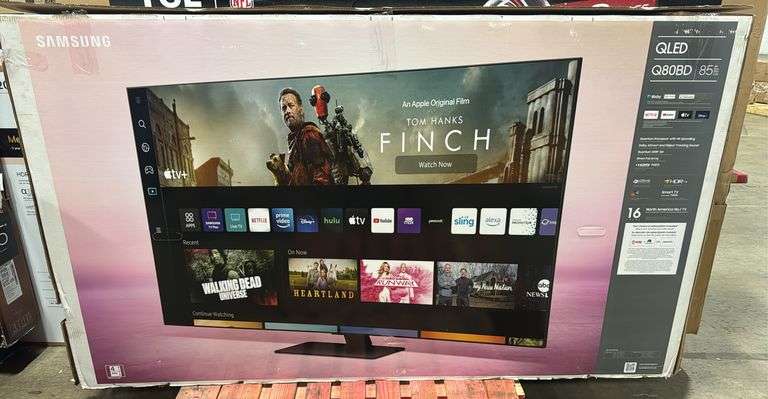 SAMSUNG 85" Q80 SERIES QLED 4K SMART TV
