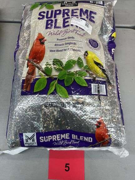 (1) 40LB BAG OF WILD BIRD FOOD