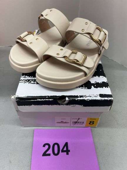 WOMENS DOLCE VITA FOOTBED SANDALS - SIZE 8