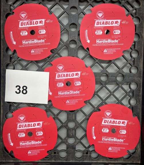 (5) DIABLO 7-1/4" CIRCULAR SAW BLADES
