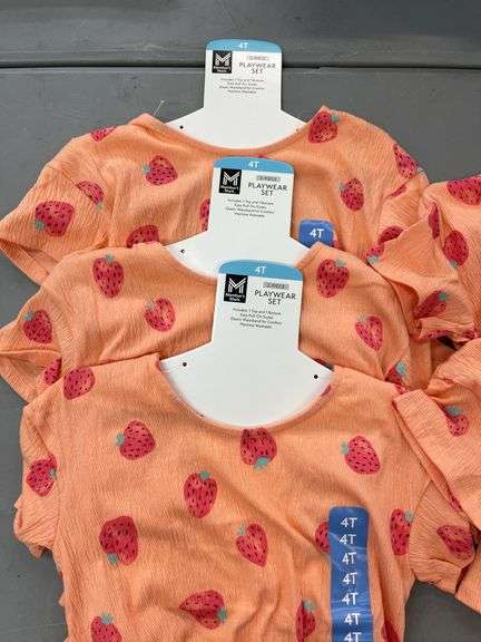 (5) GIRLS 2PC PLAYWEAR SETS - SIZES 4T & 5T