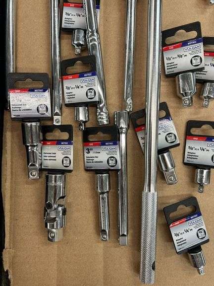 MISC LOT OF VULCAN EXTENSION BARS/ ADAPTERS