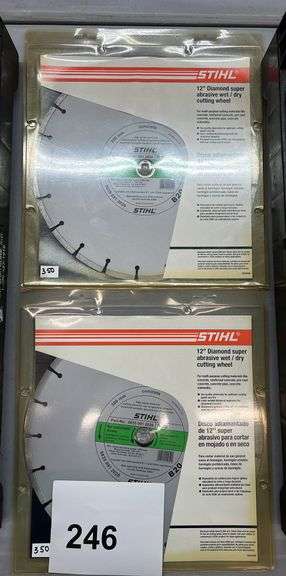 (2) STIHL 12" CIRCULAR SAW BLADES