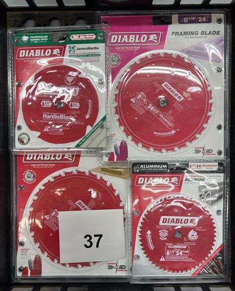 (4) DIABLO CIRCULAR SAW BLADES
