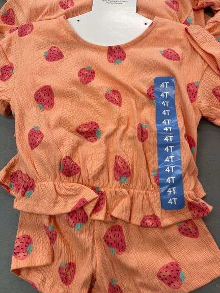 (5) GIRLS 2PC PLAYWEAR SETS - SIZES 4T & 5T