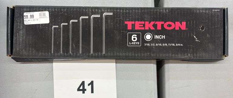 TEKTON 6PC L KEY SET IN BOX