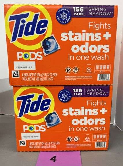 (2) BOXES OF TIDE PODS