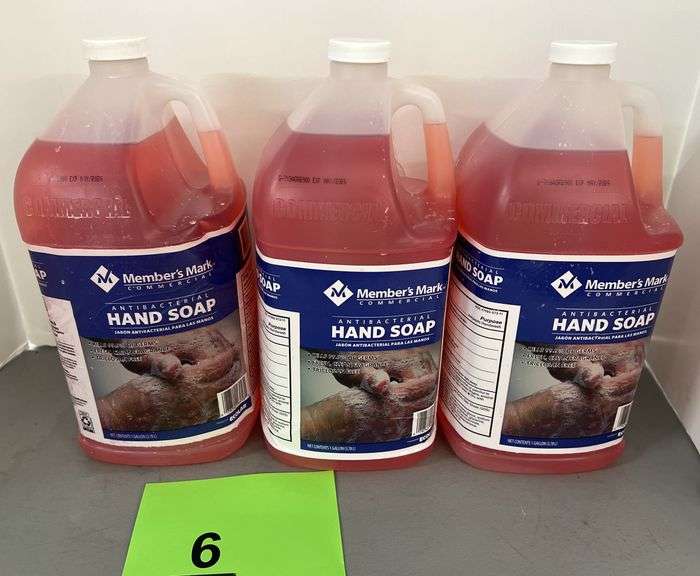 (3) JUGS OF ANTIBACTERIAL HAND SOAP