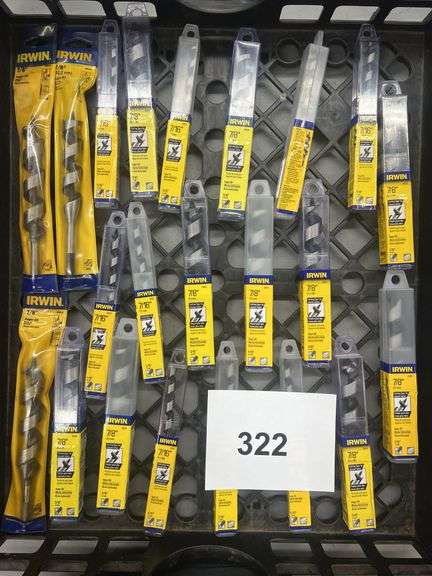 MISC LOT OF IRWIN DRILL BITS