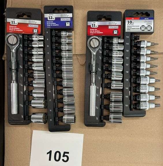 (4) VULCAN SOCKET SETS