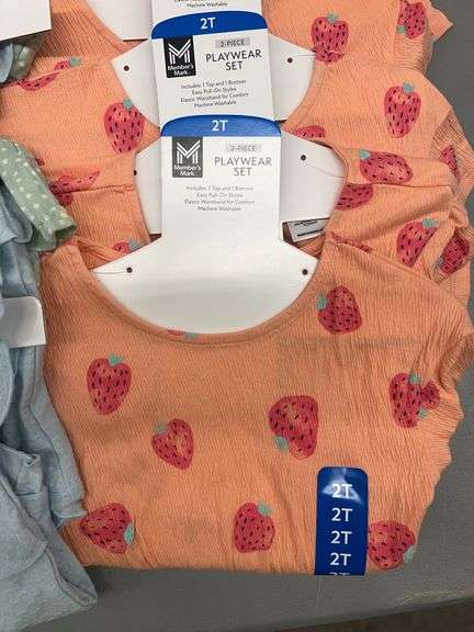 (10) GIRLS 2PC PLAYWEAR SETS - SIZE 2T