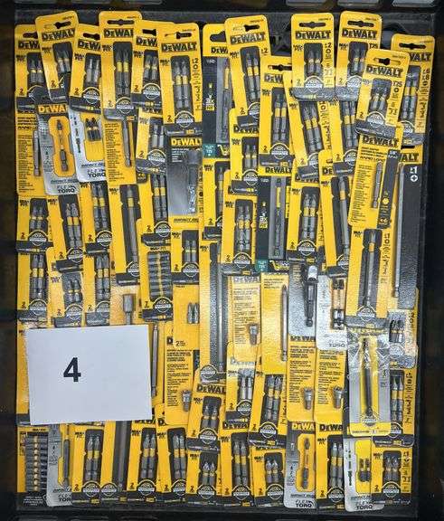 MISC LOT OF DEWALT BIT TIPS