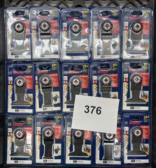 (15) BOSCH STARLOCK BLADE ATTACHMENTS