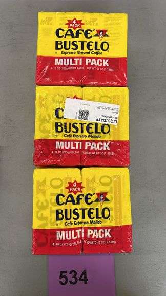 (3) PACKS OF CAFE BUSTELLO COFFEE