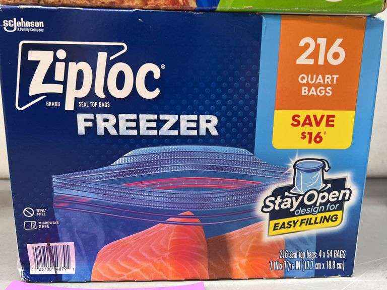 (2) BOXES OF ZIPLOC BAGS